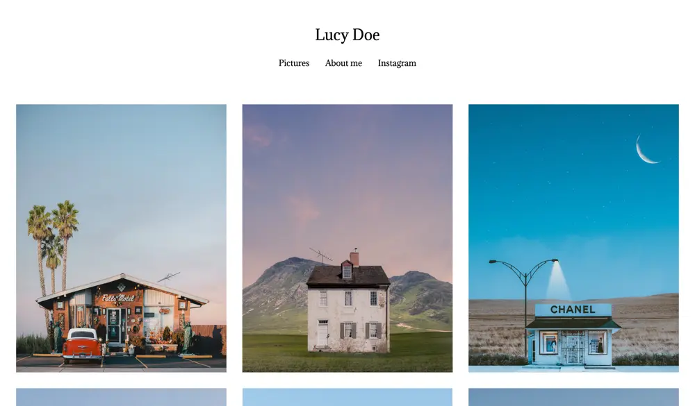Estudio Veloz portfolio demo/look called Lucy.